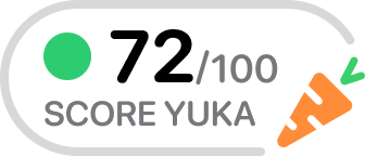 Score Yuka : 72/100