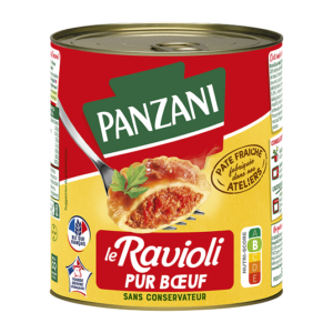 Boîte de conserve le Ravioli pur bœuf Panzani